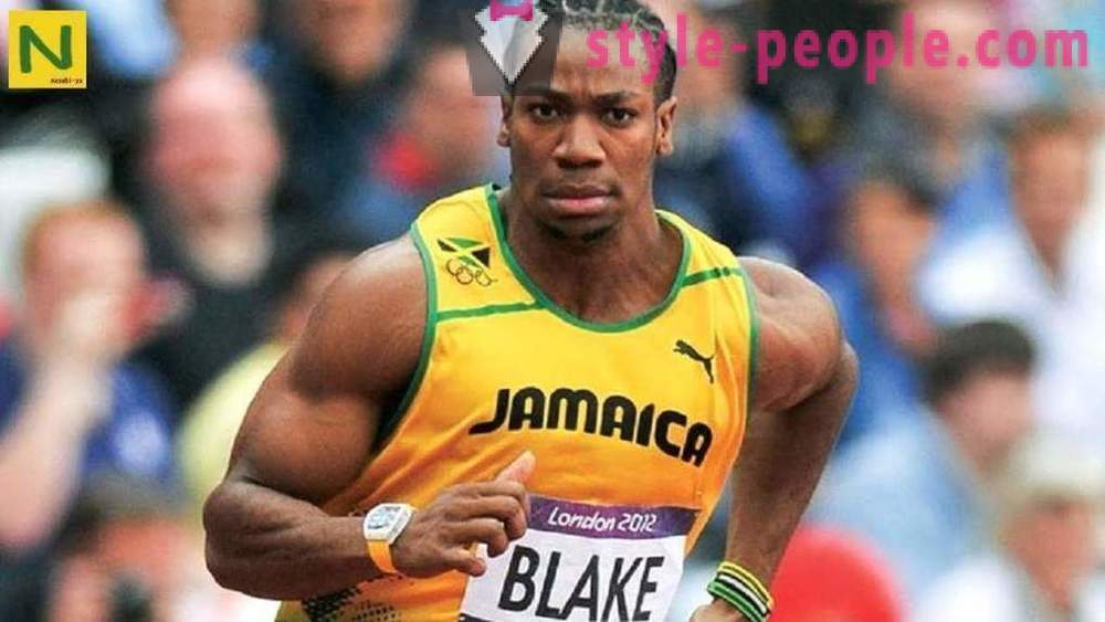 Jamaicaanse sprinter Yohan Blake