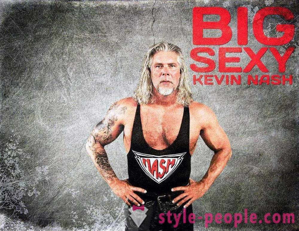 Kevin Nash: biografie, lengte, gewicht, atletische prestaties, beste gevechten, een carrière in televisie en foto worstelaar