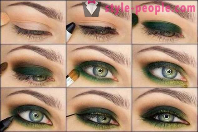 Mooie lente make-up voor bruine en groene ogen: een stap voor stap handleiding voor beginners met foto's