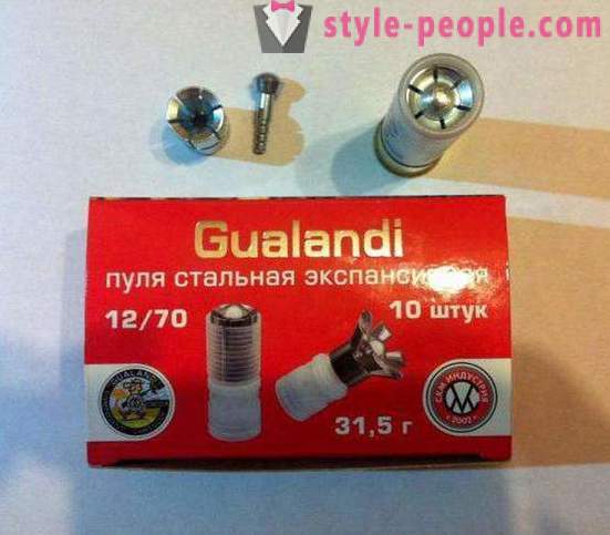 12 kaliber kogels Gualandi: omschrijving. bullet zwijnen