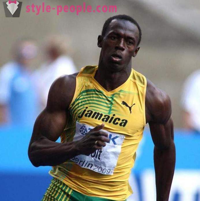 Usain Bolt: de maximale snelheid van de supersterren van de atletiek