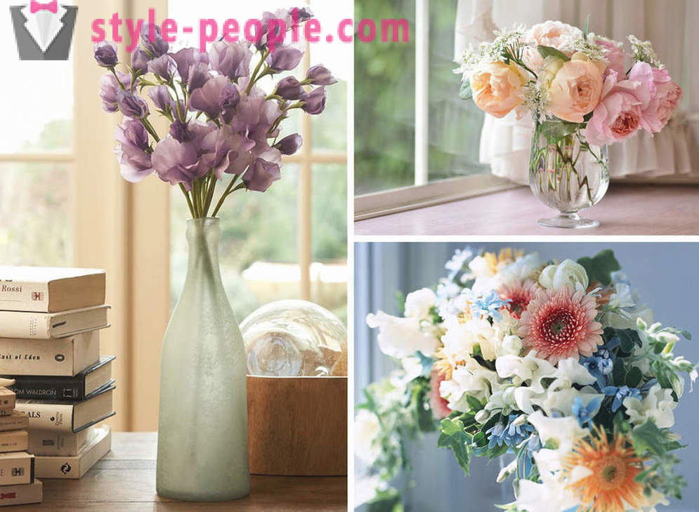Zomerhuis: hoe het appartement met verse bloemen versieren