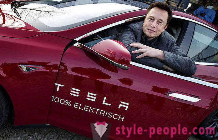 Auto's uit de garage Elon Musk