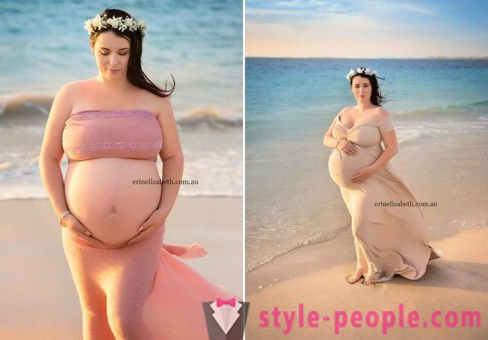 Foto's van een vrouw die zwanger is pyaternyashkami