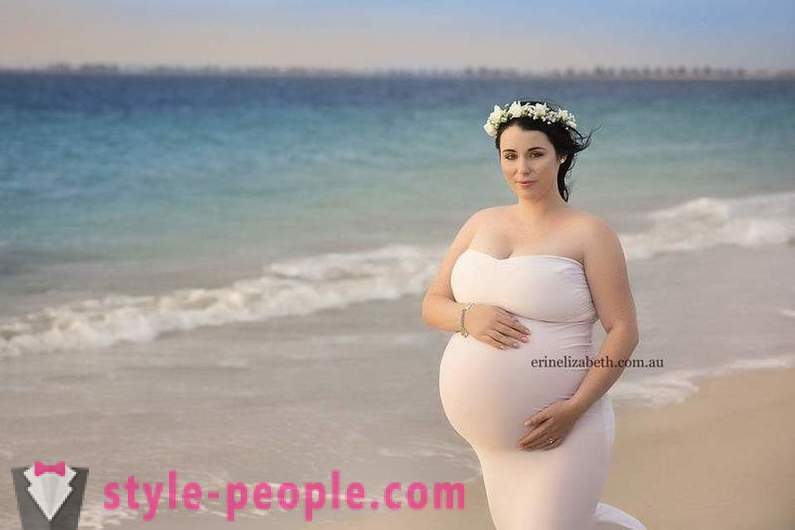 Foto's van een vrouw die zwanger is pyaternyashkami