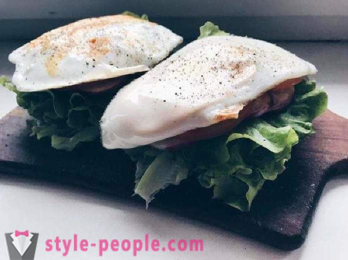 Originele recepten en snelle sandwiches zonder brood