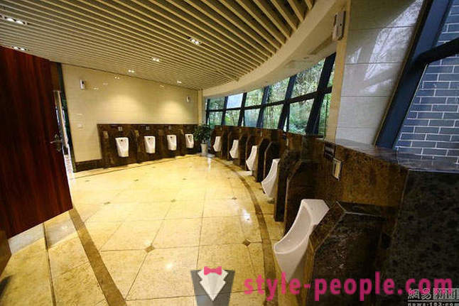 Hoe werkt 5-sterrenhotel openbaar toilet uit China