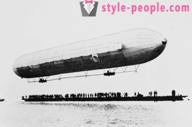 De geschiedenis van luchtschepen