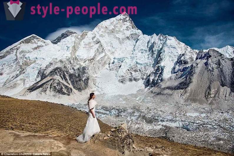 De bruiloft op Everest