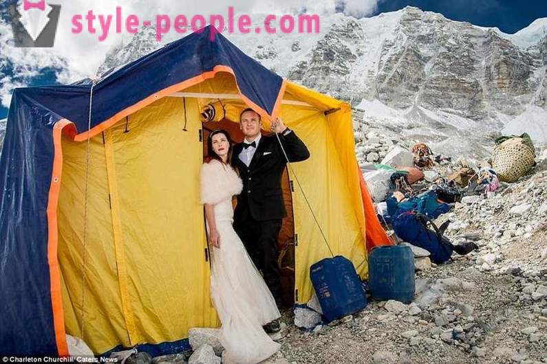 De bruiloft op Everest