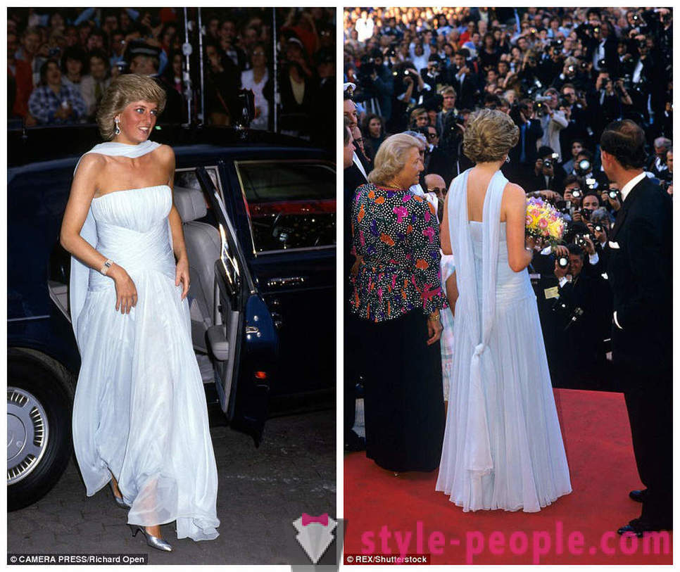 Beroemde jurken prinses Diana