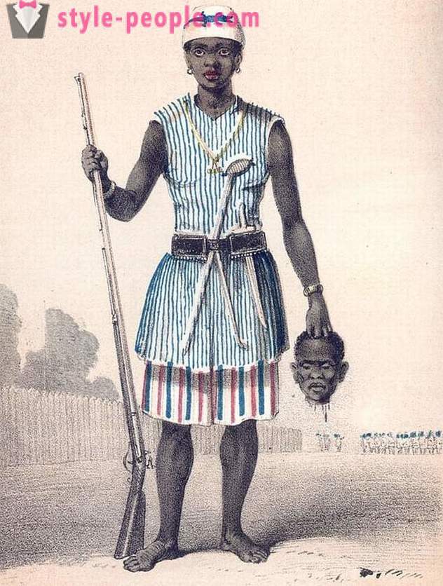 Terminatorshi van Dahomey - de meest gewelddadige vrouwelijke krijgers in de geschiedenis