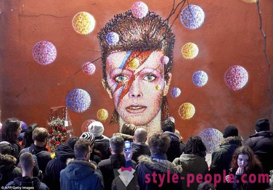 Fans afscheid van David Bowie