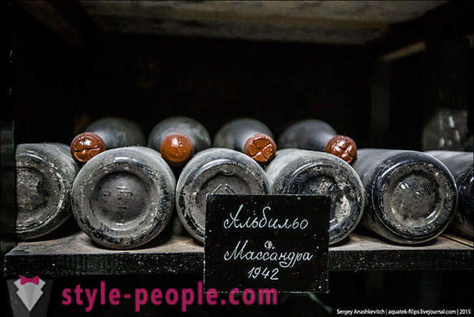 De beroemde Massandra wijncollectie