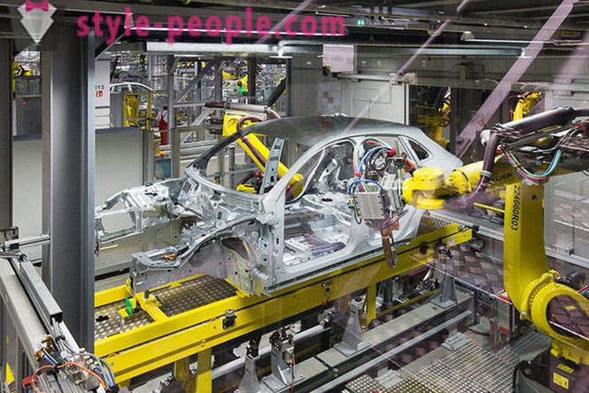 Ronde van de ideale auto productie in Leipzig