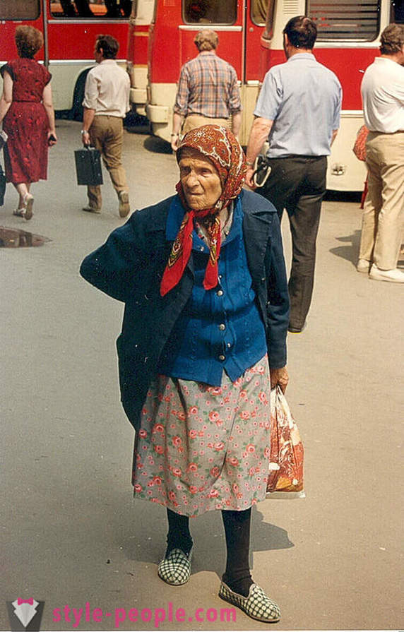 Walk in Moskou in 1989