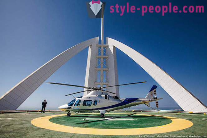 De mooiste helikopterplatform in de wereld