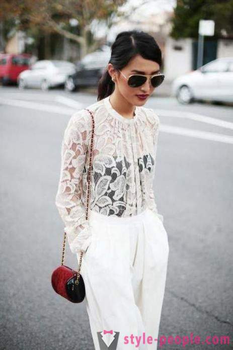 Lace blouse: Fundamentals modieuze image