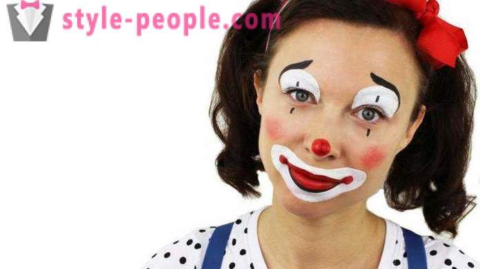Vakantiehuis: clown make-up met je handen
