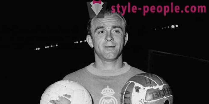 Voetballer Alfredo Di Stefano: biografie en interessante feiten