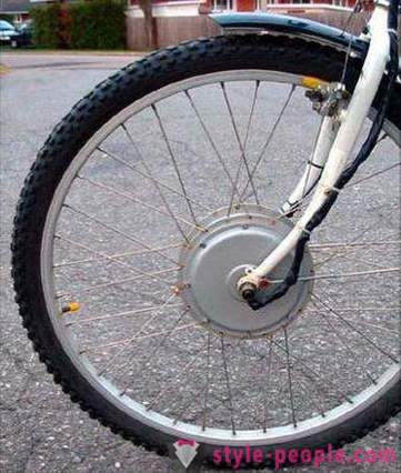 Gericht wiel voor een fiets inrichting, het werkingsprincipe, de efficiëntie