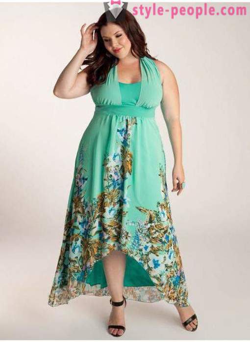 Modellen zomer jurken en sundresses voor zwaarlijvige vrouwen boven de 40 (foto). Modellen en patronen van lange zomer jurken