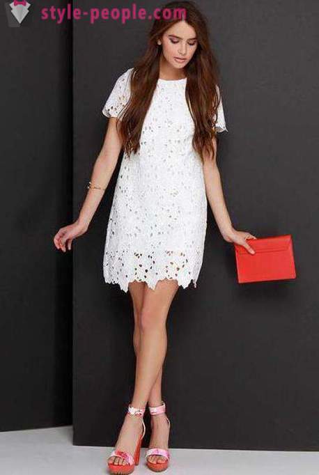 Lacy witte jurken korte