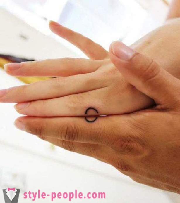 Gekoppelde tattoo voor twee - het bewijs van de eeuwige liefde