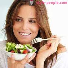 Dietary salade dieet: keuken recepten met foto's. lichte salades