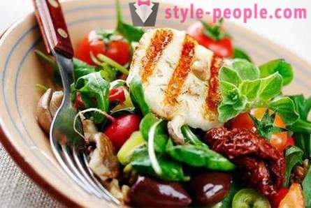 Dietary salade dieet: keuken recepten met foto's. lichte salades