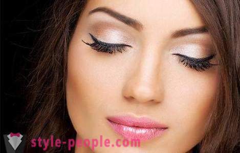Make-up voor stapsgewijs verhogen van het oog (zie foto). Make-up voor bruine ogen aan het oog te verhogen