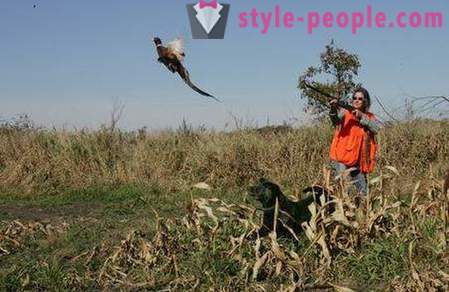 Op jacht naar fazanten met husky (foto)
