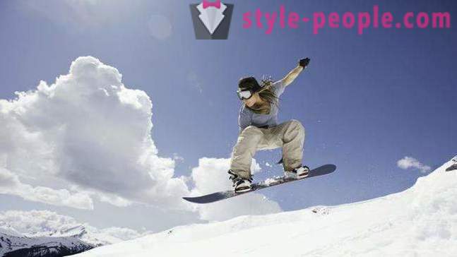 Snowboarden. ski-uitrusting, snowboarden. Snowboarden voor beginners