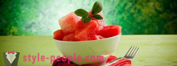 Watermeloen dieet. dieet beschrijving watermeloen en reviews
