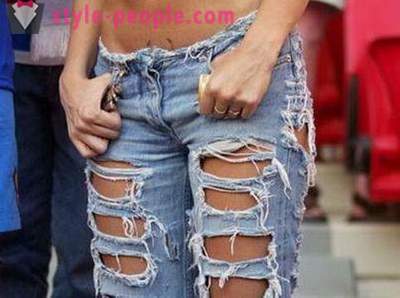 Hoe maak je jeans mooi te breken